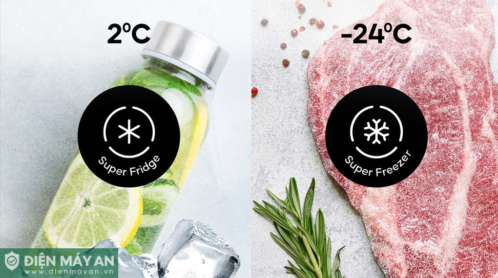 Tủ lạnh Casper Inverter ProFresh 542 lít Multi Door RM-D542GBS